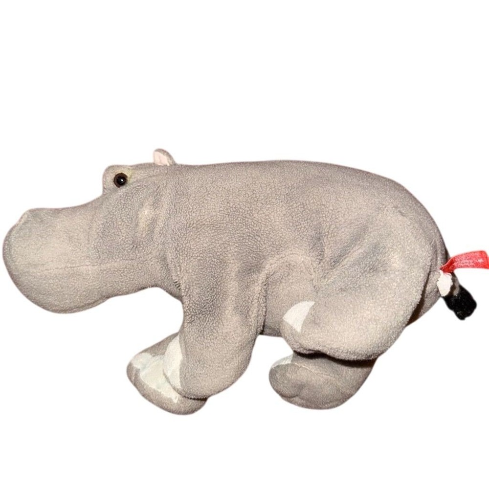 Wild Republic Gray Hippopotamus Plush Toy Medium‎ 14-24 in Stuffed Animal